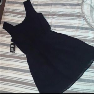Little black chiffon dress